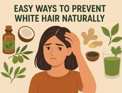 White Hair Easy Ways to Prevent It Naturally | WellHealthOrganic